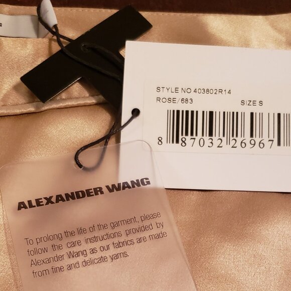 T by Alexander Wang Satin Shorts NEW - Picture 8 of 10